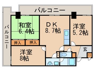 ドリーム大名の物件間取画像